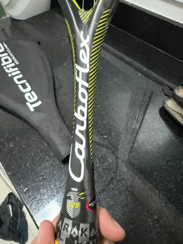 Raquete Squash Carboflex 125 Tecnifibre em excelente estado