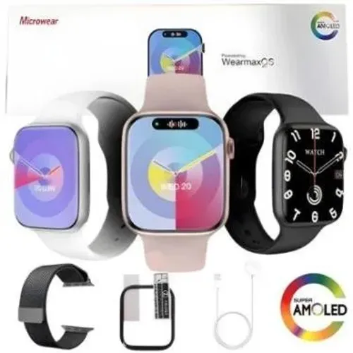 Smartwatch W99+ Série 10 Plus 2026 AMOLED 46mm MicroOS10 Alta Performance Lacrado !!!!!