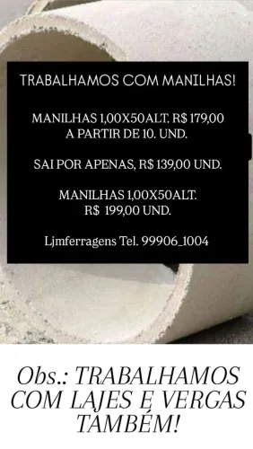 TRABALHAMOS COM MANILHAS.
