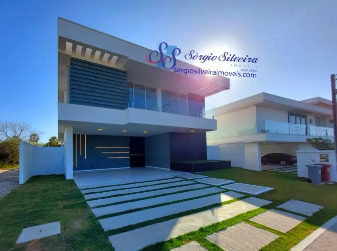Linda casa no Alphaville Ceará com 4 suítes no Eusébio