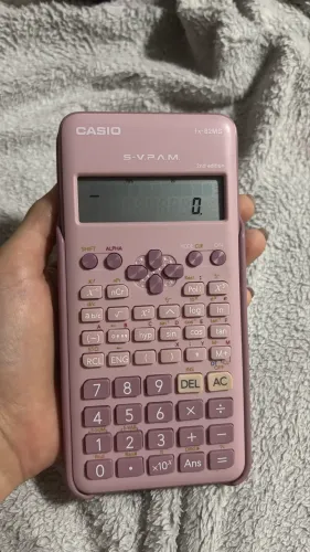 Calculadora nova Casio Rosa