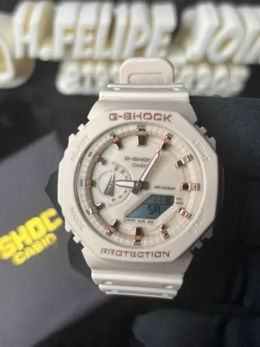 G-Shock GA 2100 | Rosa Claro (Frete Gratis)
