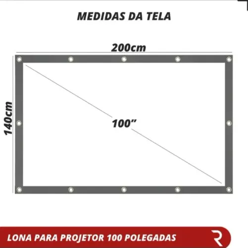 Tela projetor