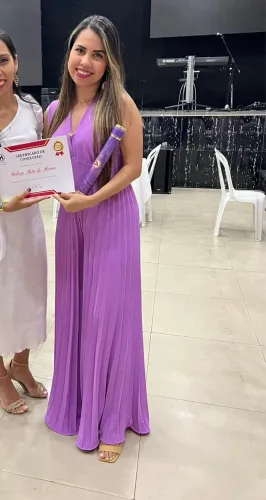 Vendo macacão de festa lilás