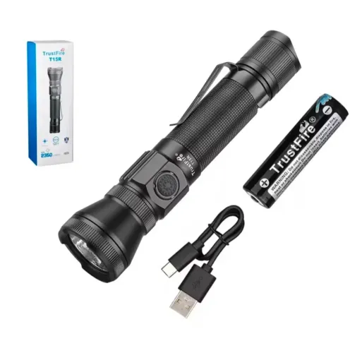 Lanterna Tática Trustfire t15r 2350 lumens