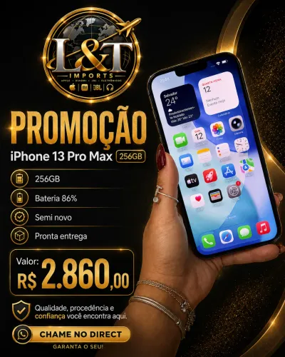 iPhone 13 Pro Max 256GB semi novo