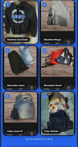 Roupa menino