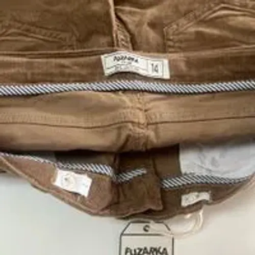calça de veludo infantil tamanho 14