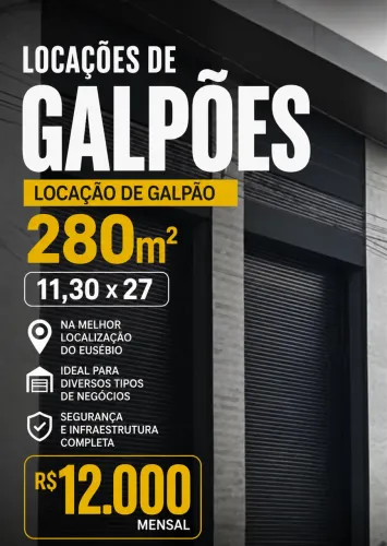 Locação de galpões 