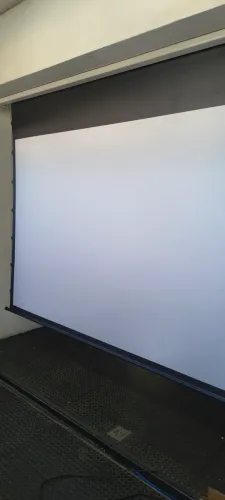 Tela de projeção nicer 120"" polegadas tensionada cinza