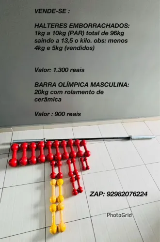 Equipamento de academia 