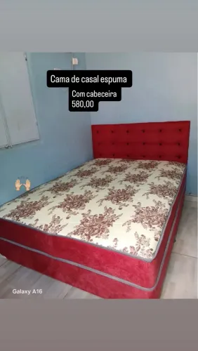 CAMA COM CABECEIRA --- promoção top 580