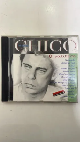 CD CHICO BUARQUE - O POLÍTICO - EDIÇÃO LIMITADA 50 ANOS. 