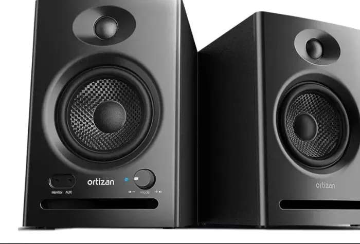 Par de Monitores de Áudio Ortizan C7 Bluetooth 5.3 - Estado de Novo!