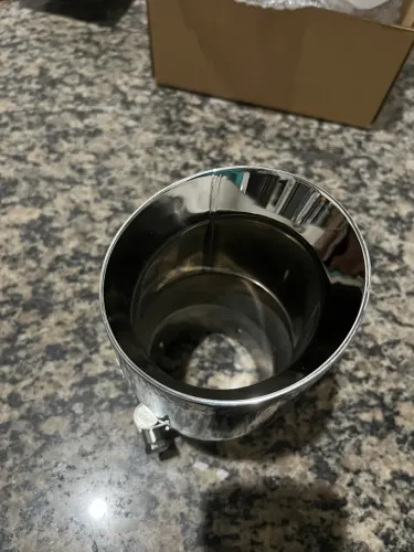 Ponteira 4 polegadas chapa dupla inox