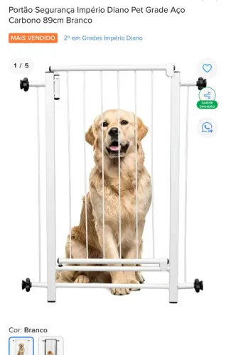 Portão segurança para pets e crianças. 