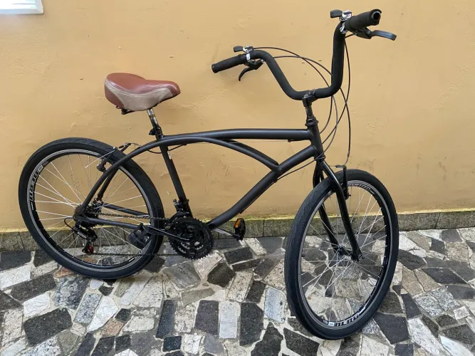 Bicicleta aro 26 - beach com 18 marchas