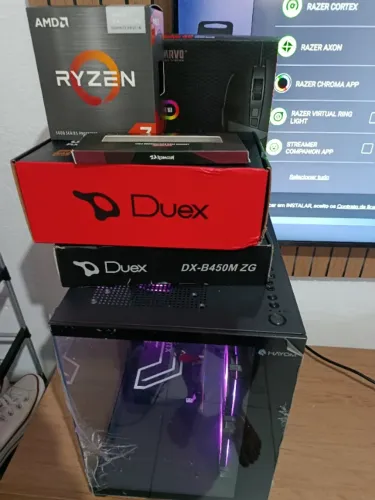 Cpu gamer ryzen 7 5700g,placa de vídeo vega 8,16 de ram,fonte gamer