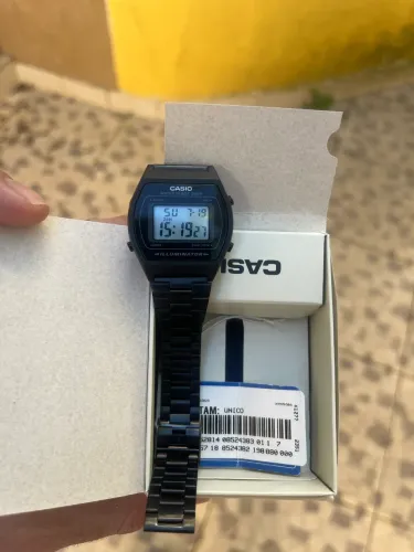 Relógio Casio Preto na caixa com 1 ano de garantia Casio