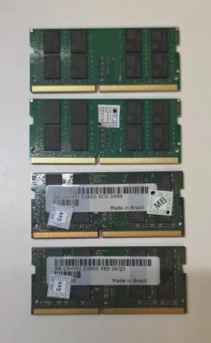 64GB Memória RAM DDR4 (4x16GB) para Notebook.