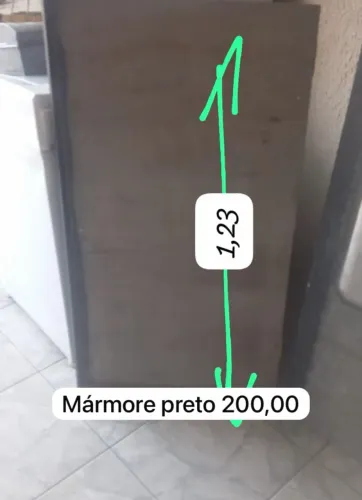 Pedra de mármore preto