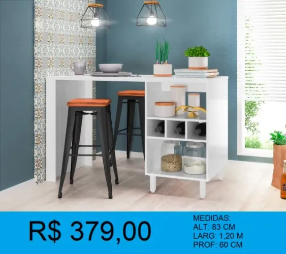bancada 1,20m x 0,83cm - entrega gratuita!