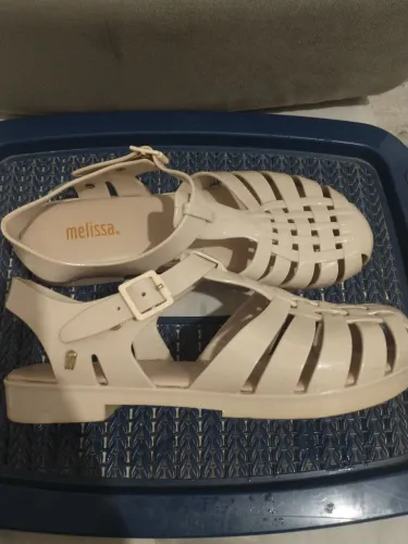 Sandália Tam 37 beige areia
