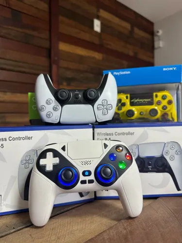 CONTROLE PLAYSTATION 5 LINHA PS COM HALL EFECT.