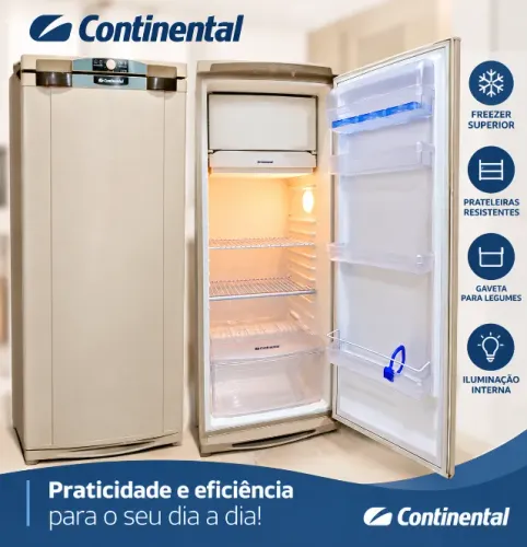 Geladeira continental 270 l