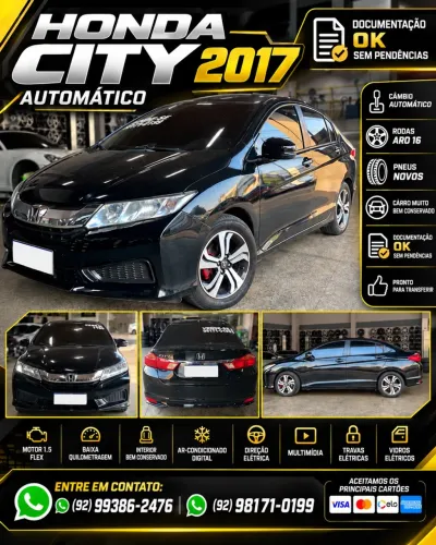Honda City Sedan LX 1.5 Flex 16V 4P Aut. 2017