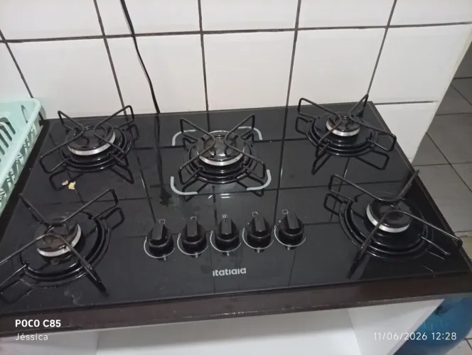 Cooktop Itatiaia 5bocas mais balcão branco