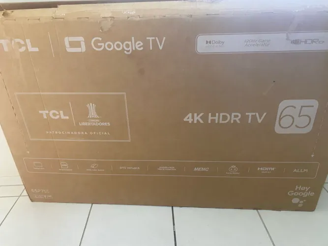 Tv led 65 polegadas TCL 4k Bhuetooth Alexia na garantia fábrica