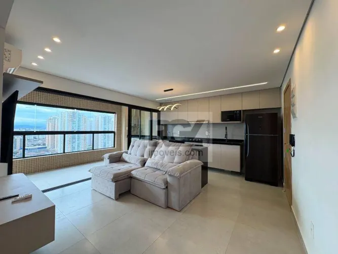 Apartamento com 2 dormitórios para alugar, 65 m² por R$ 7.500,00/mês - Ponta da Praia - Sa