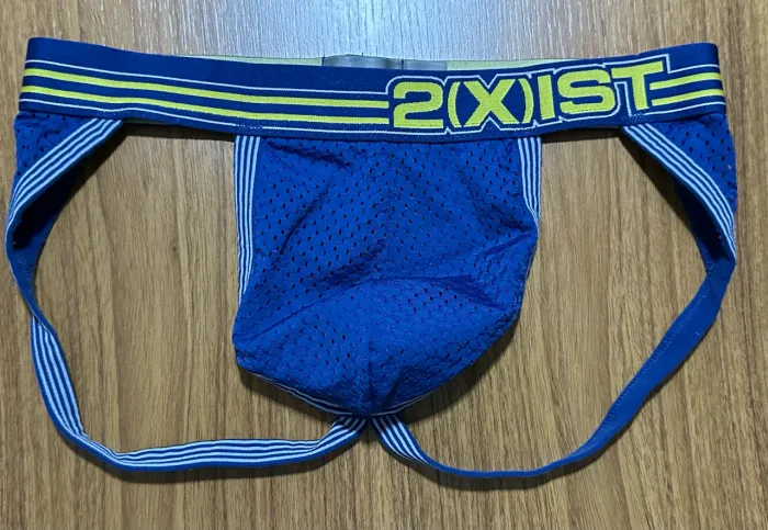 Cueca Jockstrap masculina 2 (x)ist azul tamanho M