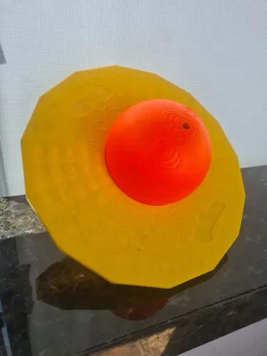 Pogobol Estrela Laranja e Amarelo