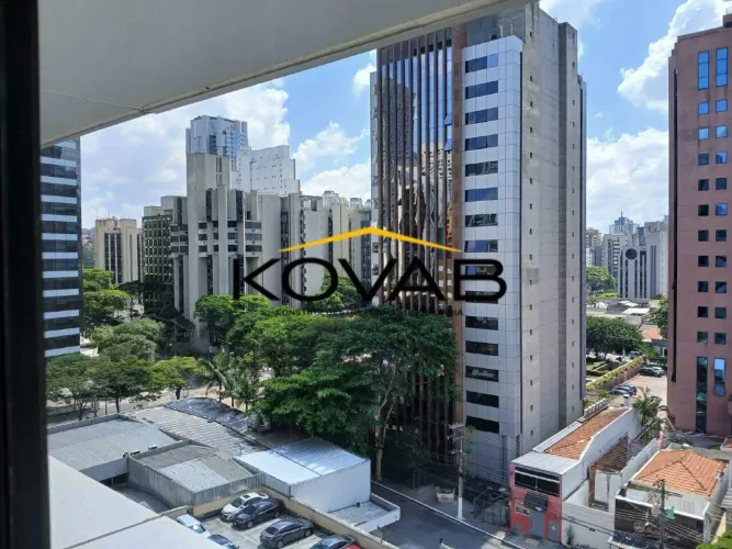 Sala comercial - Locação - 100m² Berrini/Brooklin - MOBILIADO