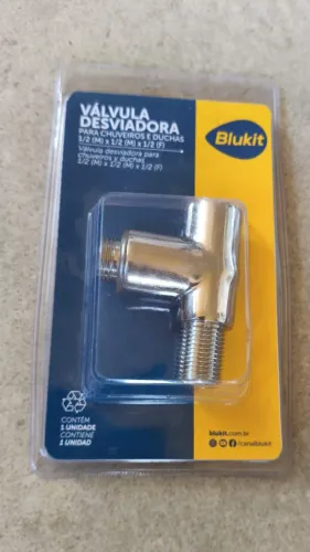 Válvula Desviadora para Chuveiro e Ducha Blukit Original Nova