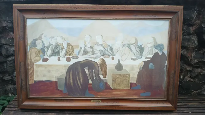 Quadro a Santa Ceia de Portinari