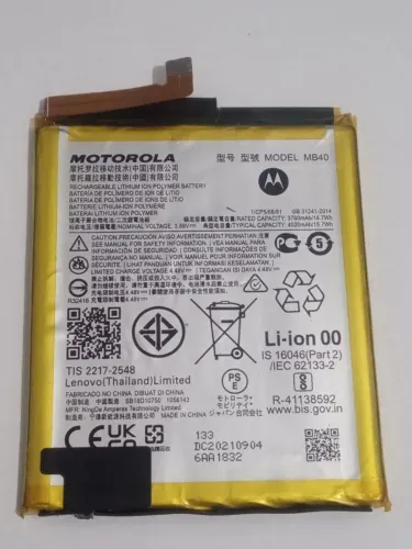 Bateria celular Motorola Edge 20 MB40 original