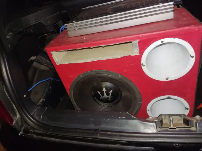 Caixa trio 12 Rex 600 RMS 