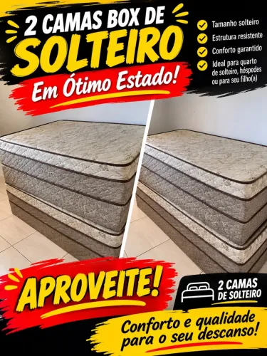 2 Camas Box de Solteiro em Ótimo Estado - R$ 300 Cada