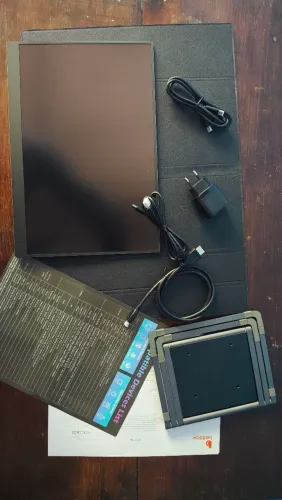 Monitor portátil bettdow com suporte articulado, completamente novo