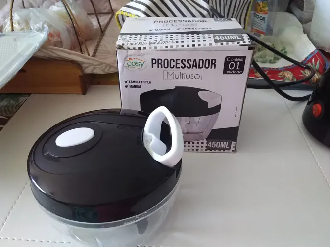 Processador multiuso manual lâmina tripla 450ml