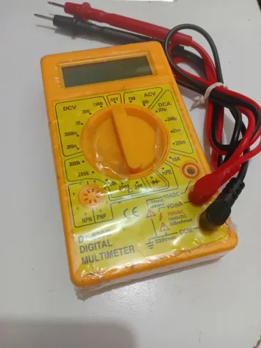 Multimetro DT830B Padrão 10A 1000VDC 19 funções sem beep