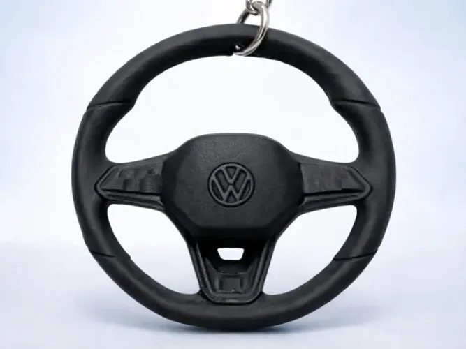 Chaveiro Volante VW Volkswagen (Polo, Nivus, Jetta) - Novo