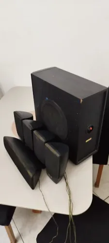 Caixas acústicas e subwoofer da LG originais 