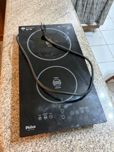 Cooktop Portátil Philco 2 bocas por indução