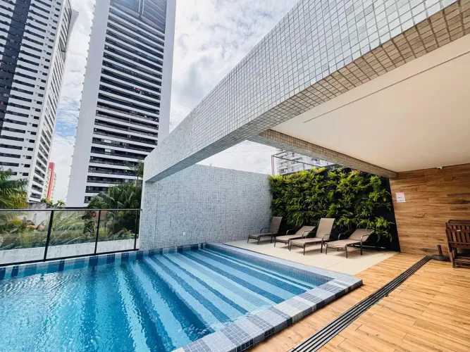 GRC VENDE E ALUGA EDFICIO W RESIDENCE - 1 SUITE - MOBILIADO. - 45m² - VAGA DE GARAGEM - MA