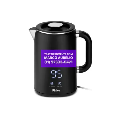 Chaleira Elétrica Philco 1,8L Painel Digital PCH18B 127V - R$ 250