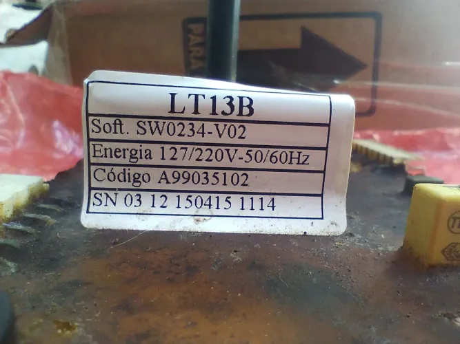 Placa LT13B - original Eletrolux - máquina de lavar